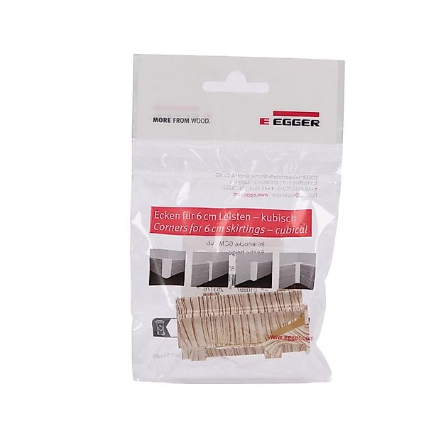 Egger Innenecke Kubisch 6 cm Esche Beige 2 Stück günstig online kaufen