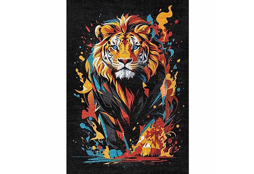 Bamyum Teppich Lions Teppich mit Chenille Druck, Gaming Videospiel Waschbar günstig online kaufen