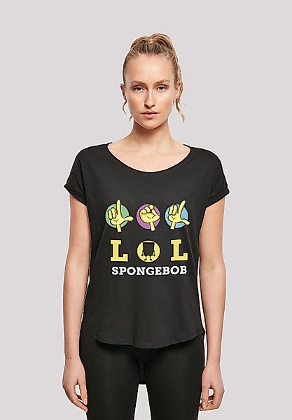 F4NT4STIC T-Shirt "Spongebob Schwammkopf LOL", Damen,Premium Merch,Lang,Lon günstig online kaufen