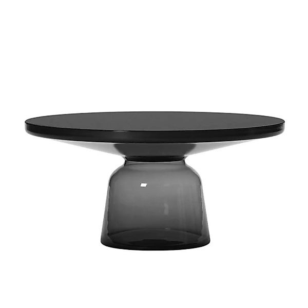 ClassiCon - Bell Coffee Table Kaffeetisch Stahl - quarz-grau/Kristallglas/H günstig online kaufen