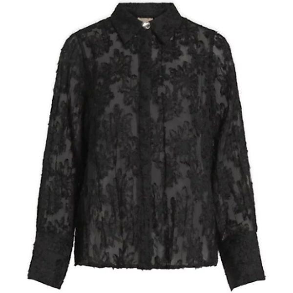 Vila  Blusen Kyoto Shirt L/S - Black günstig online kaufen