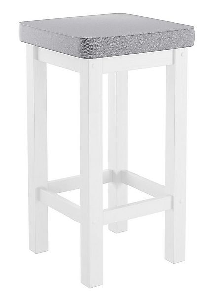 ERST-HOLZ Arbeitshocker Holzhocker Barhocker Verschiedene Polsterfarben 60 günstig online kaufen