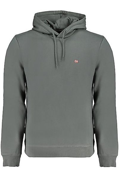 Napapijri Sweatshirt Grünes Herren-Sweatshirt: Hoodie mit Fleece & günstig online kaufen