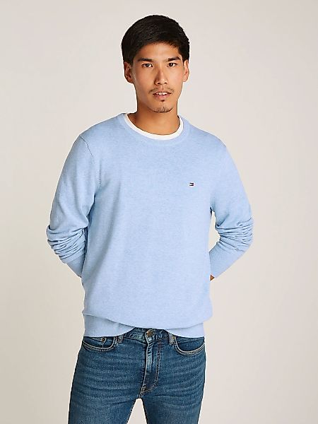 Tommy Hilfiger Rundhalspullover "ESSENTIAL COTTON CREW NECK" Crewneck Regul günstig online kaufen