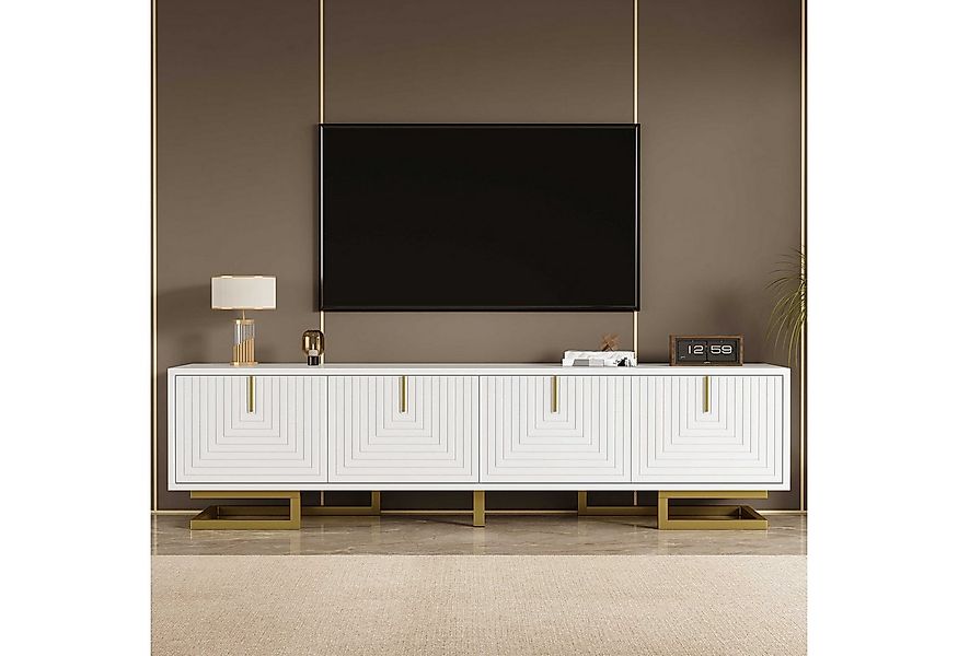 BlingBin TV-Schrank TV-Ständer Fernsehschrank (1-St., mit strukturierten Tü günstig online kaufen