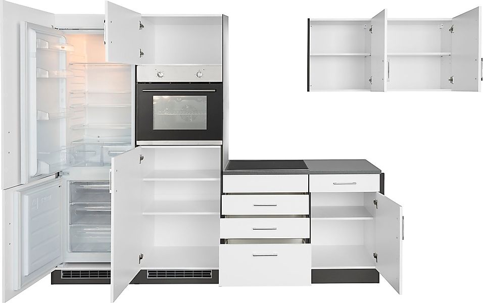 KOCHSTATION Winkelküche "KS-Paris", ohne E-Geräte, Stellbreite 290/220 cm günstig online kaufen