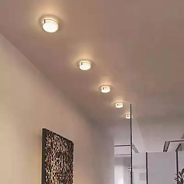 Top Light Paxx Deckenleuchte LED, schwarz matt/nickel matt - Linse matt günstig online kaufen
