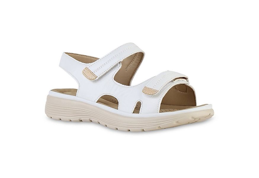 VAN HILL 841626 Sandale Damen Komfort Sandalen Bequeme Cut-outs Profil-Sohl günstig online kaufen