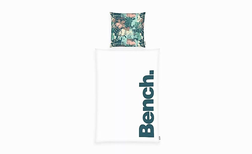 Bench. Wendebettwäsche Bench, Renforcé, mit Schriftzug günstig online kaufen