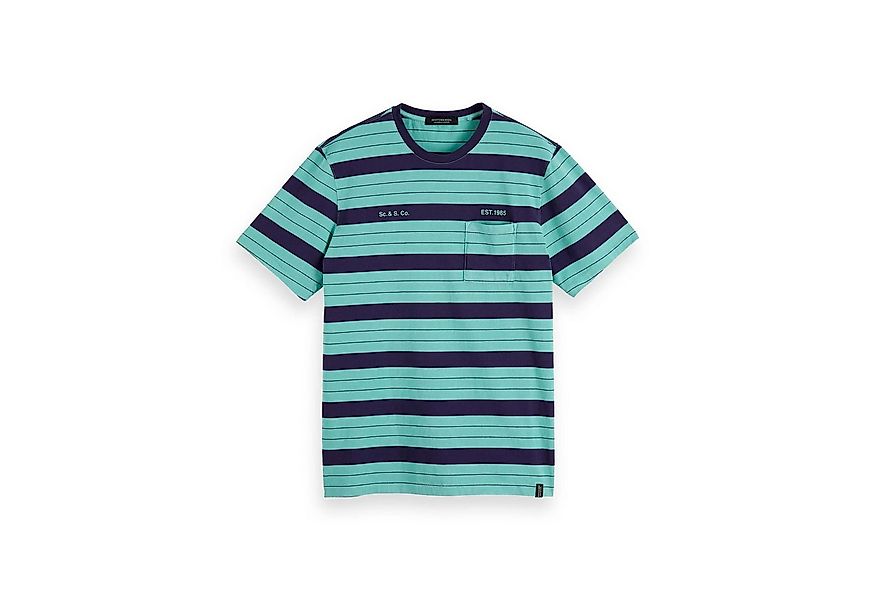 Scotch & Soda T-Shirt Scotch & Soda Herren T-Shirt Washed Crewneck 155411 günstig online kaufen