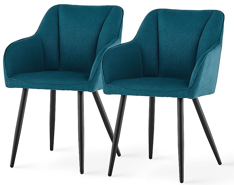Ofcasa Esszimmerstuhl Polsterstuhl (2er Set), Leinen günstig online kaufen