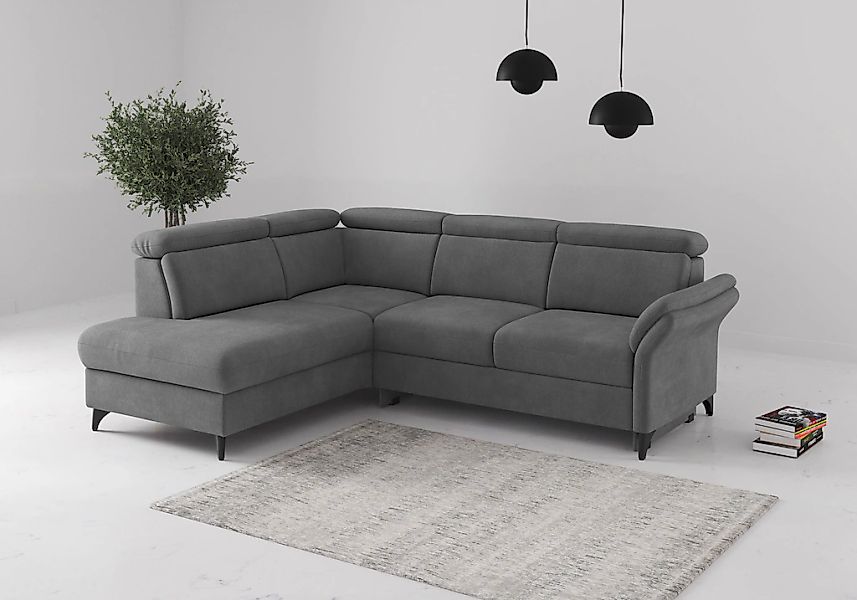 sit&more Ecksofa "Glendale, L-Form" inkl. Kopfteilverstellung, wahlweise mi günstig online kaufen