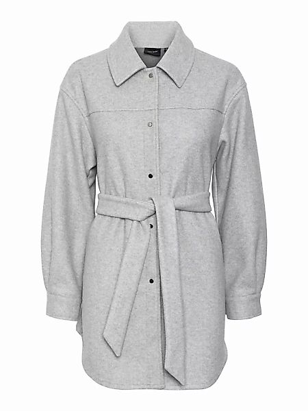 VERO MODA Gürtel Hemd Jacke Damen Grau günstig online kaufen