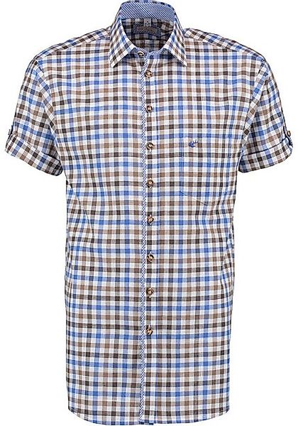 OS Trachten Trachtenhemd Sarudo Regular Fit, 1/2-Arm, Haifischkragen, Brust günstig online kaufen