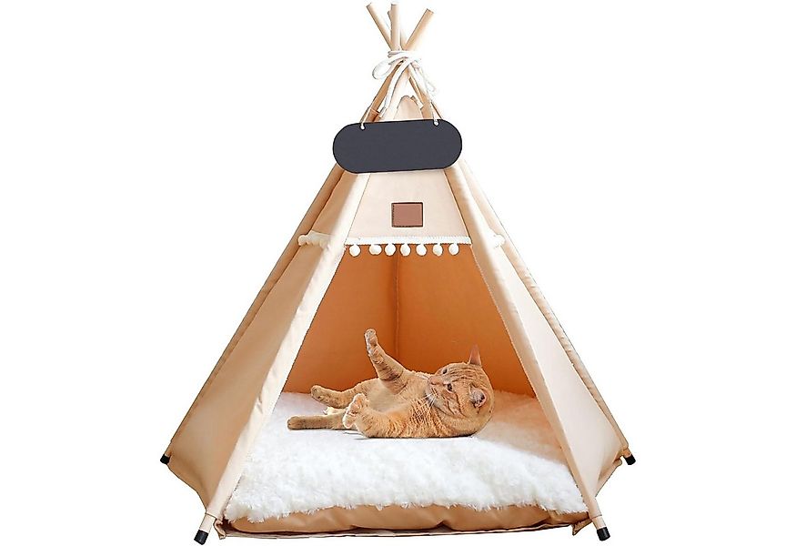 zggzerg Tierbett Hundezelt Katzenzelt mit Kissen Waschbar Haustierzelte Häu günstig online kaufen