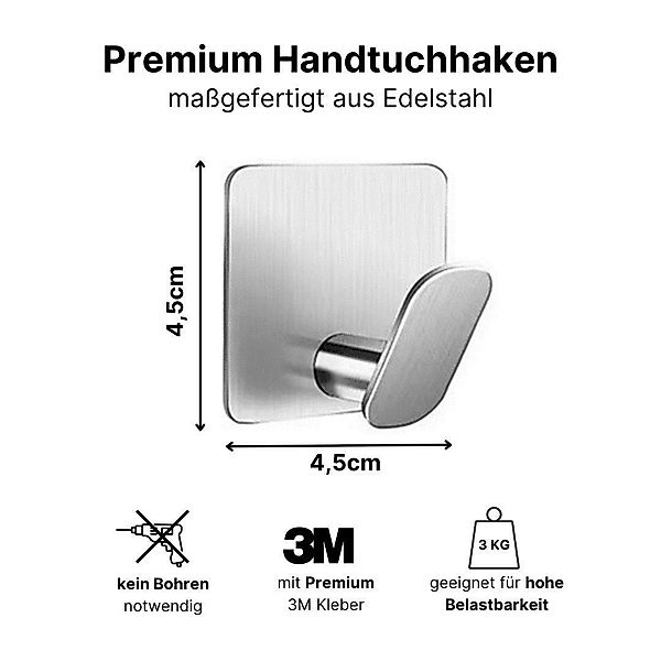 LIVINA HOME Handtuchhaken Haken selbstklebend Bad günstig online kaufen