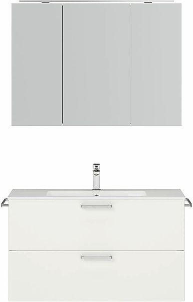 nobilia Badmöbel-Set "Tolvina" vormontiert, mit Soft-Close, 2 Stk. tlg. günstig online kaufen