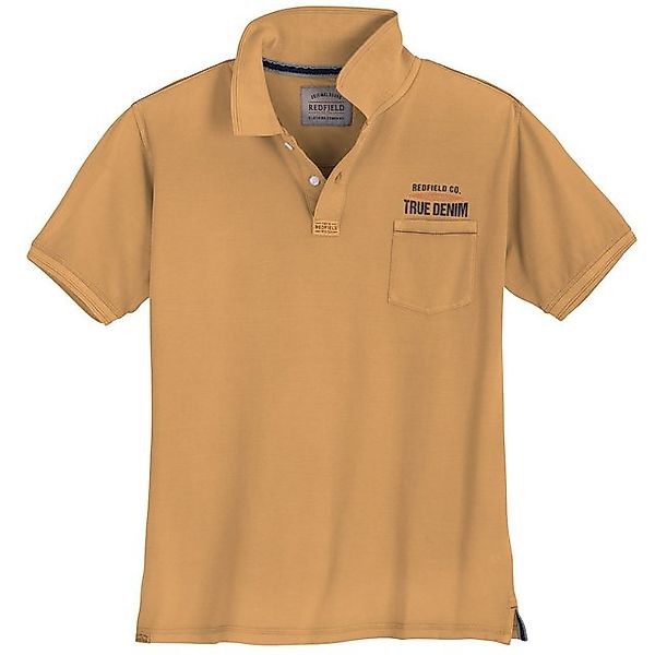 redfield Poloshirt Redfield Poloshirt XXL Vintage Brusttasche currygelb günstig online kaufen