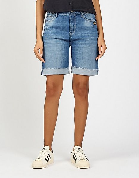 GANG Shorts – Bermuda Shorts im Wide Fit mit Mid Waist aufgeschlagener Saum günstig online kaufen