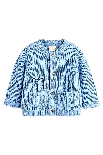 Next Strickjacke Strickjacke aus 100 % Baumwolle. günstig online kaufen