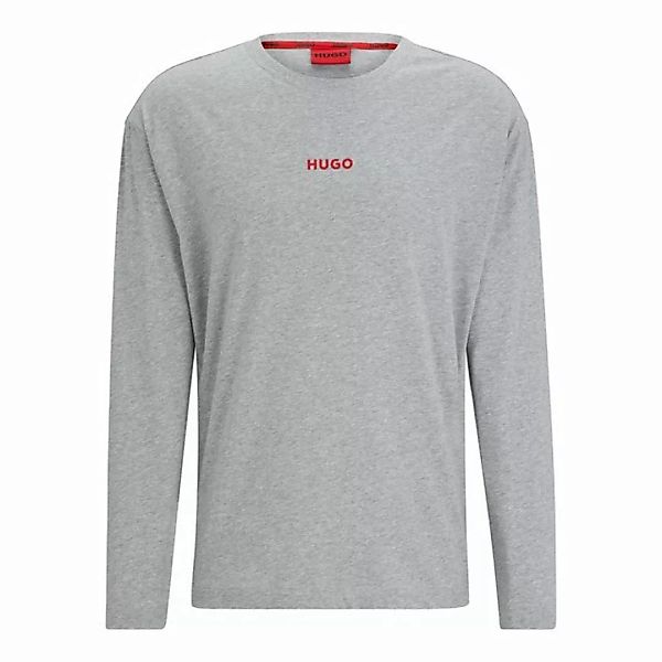 HUGO Langarmshirt Linked LS Shirt mit Marken-Schriftzug auf der Brust günstig online kaufen