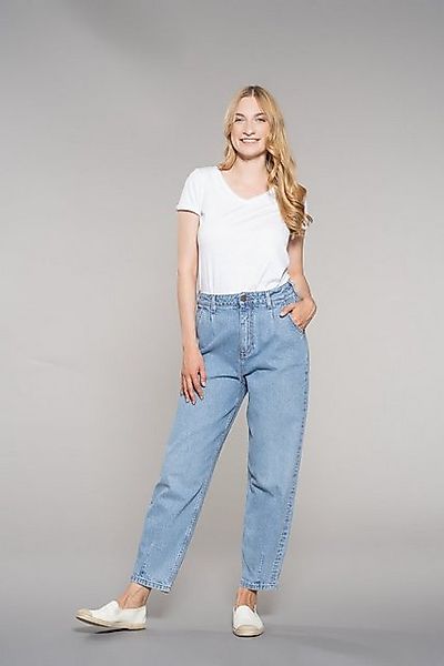 Feuervogl Weite Jeans fv-Bel:la, Balloon Jeans, High Waist, Hemp Denim 5-Po günstig online kaufen