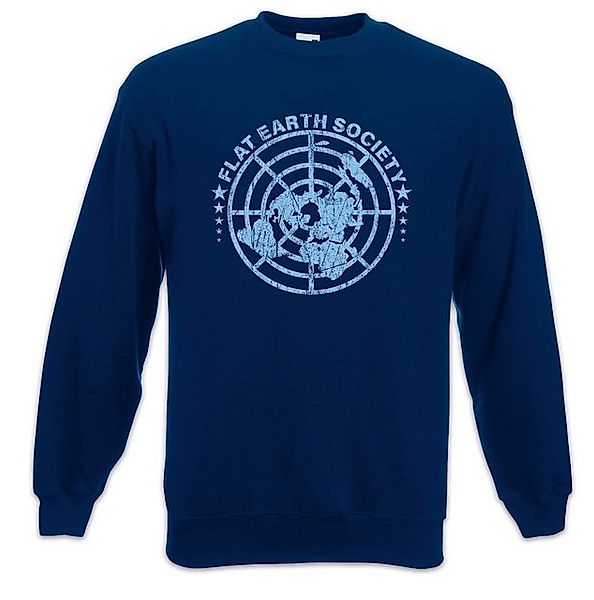 Urban Backwoods Sweatshirt Flat Earth Society Sweatshirt Symbol Sign Logo F günstig online kaufen