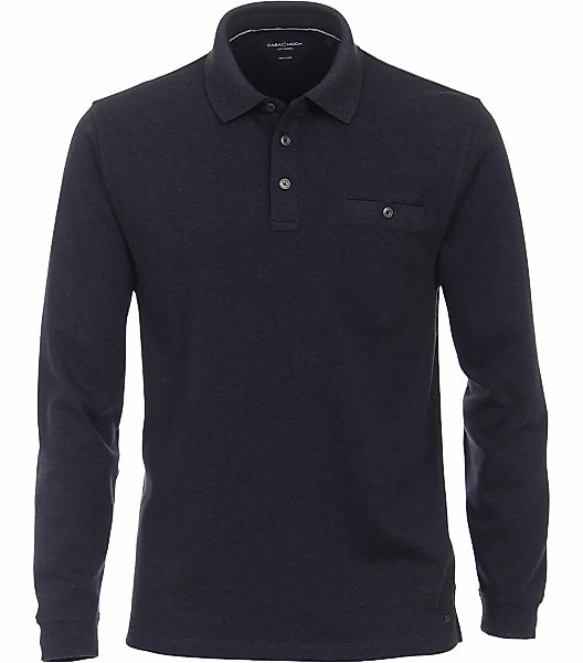CASAMODA Langarm-Poloshirt "CASAMODA Polo-Shirt Langarm gestreift" günstig online kaufen