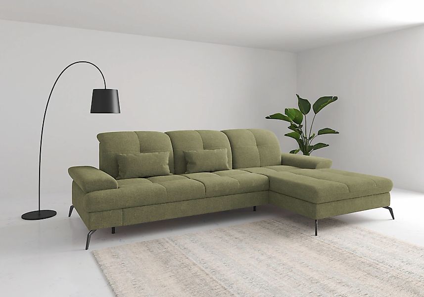 sit&more Ecksofa "Amica", inkl Sitztiefenverstellung und Armteilverstellung günstig online kaufen