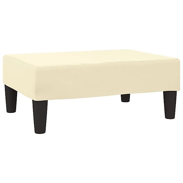 Fußhocker Creme 78x56x32 Cm Kunstleder günstig online kaufen