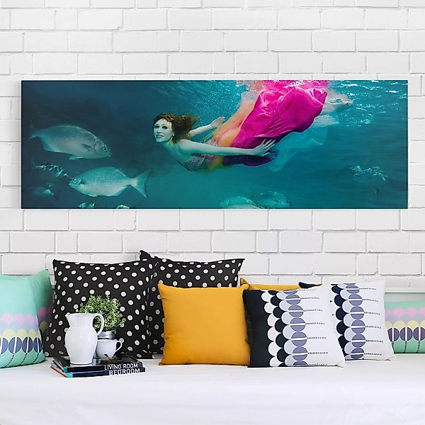 Leinwandbild - Panorama Underwater Beauty günstig online kaufen