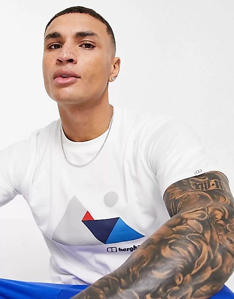 Berghaus – MTN Valley – T-Shirt in Weiß günstig online kaufen