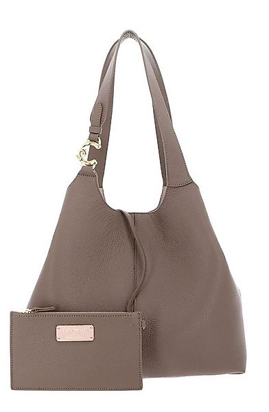 COCCINELLE Schultertasche Shopper (Set, 2-tlg), aus echtem Rindsleder günstig online kaufen