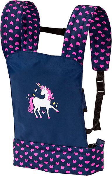 Bayer Puppen Trage blau Einhorn günstig online kaufen