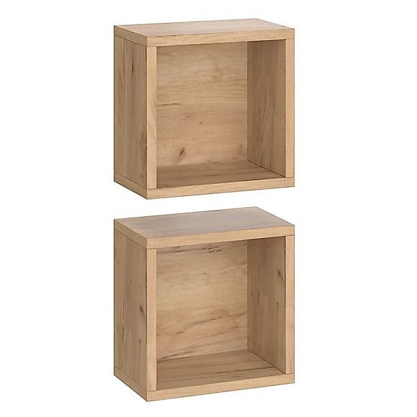 Vicco Badschrank Senyo Goldkraft Eiche 25 x 25 cm 2er Set günstig online kaufen