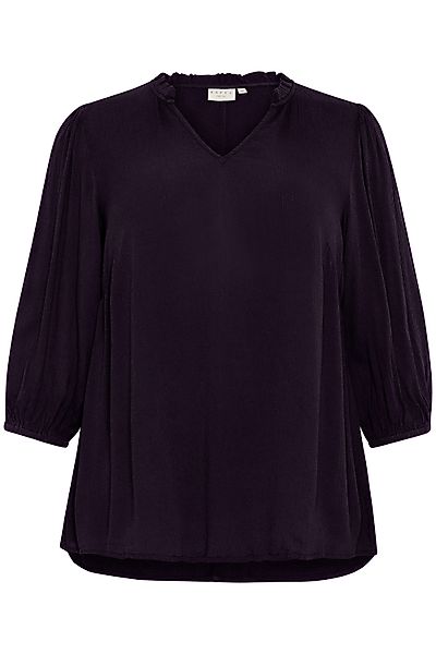 KAFFE Curve Langarmbluse Langarm-Bluse KCkamille Große günstig online kaufen