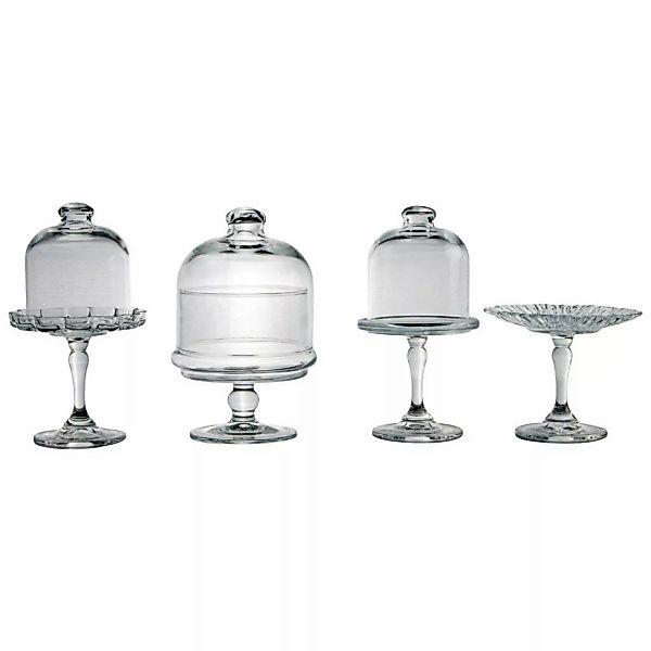 CreaTable Servierteller »Mini Patisserie-Set«, (4 tlg.), Servierset günstig online kaufen