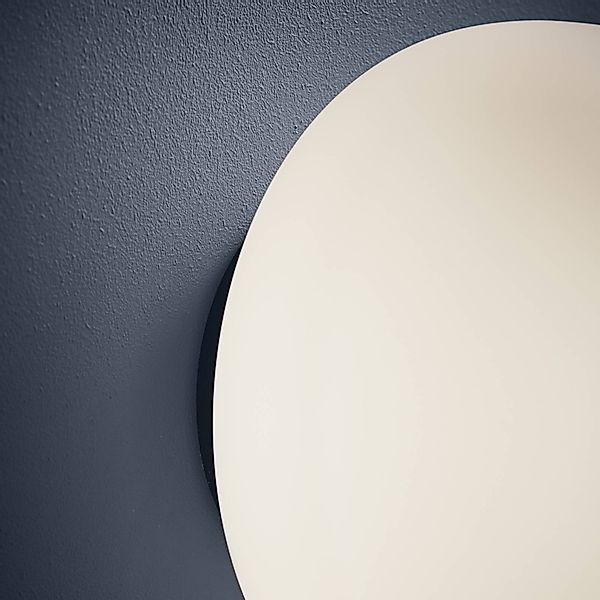 FRANDSEN Wandleuchte Supernate, Ø 28 cm, weiß/opal, Schalter günstig online kaufen