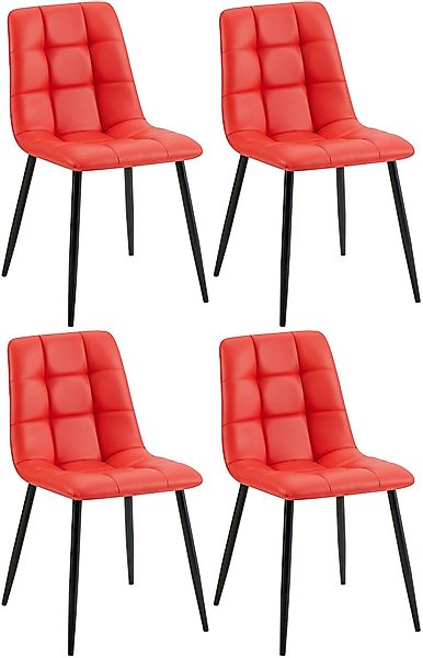 CLP Esszimmerstuhl Antibes (4er Set), Kunstlederbezug günstig online kaufen