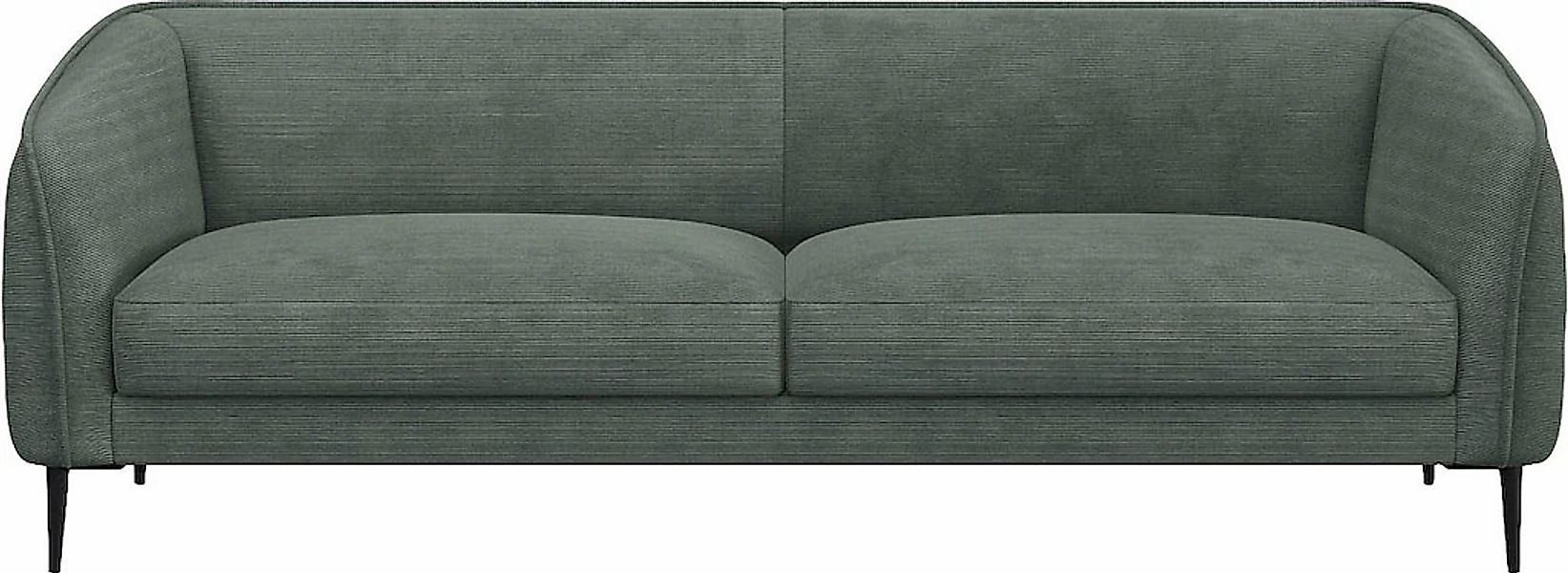 FLEXLUX 3-Sitzer "Belle Designsofa, Couch, bequem durch Kaltschaum im Sitz" günstig online kaufen