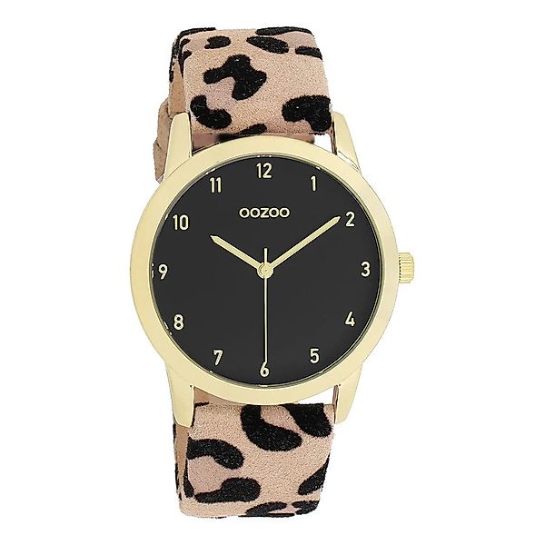 OOZOO Quarzuhr Damenuhr C11373 IP-Gold Schwarz günstig online kaufen