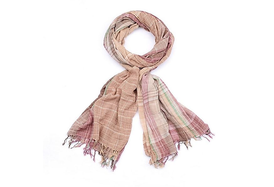 styleBREAKER Modeschal Schal mit buntem Karo Streifen Muster, (1-St) günstig online kaufen