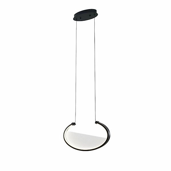 LED-Hängelampe Adele, Länge 37 cm, schwarz, Metall günstig online kaufen