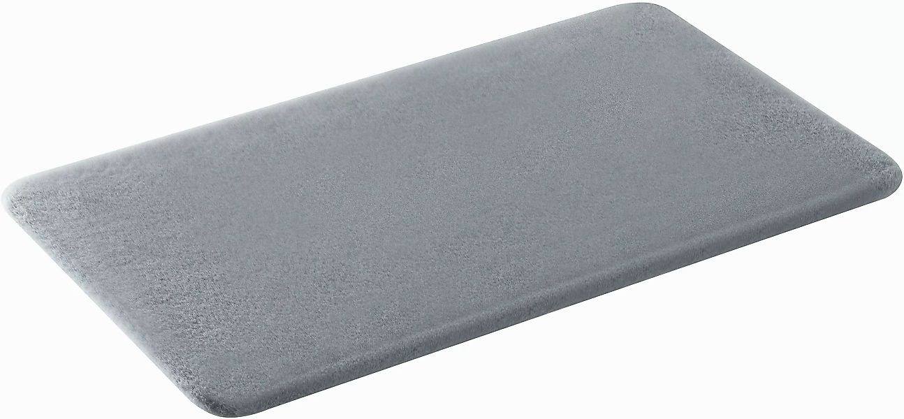my home Badematte »Valeria, Kaninchenfell-Haptik«, rutschhemmend beschichte günstig online kaufen
