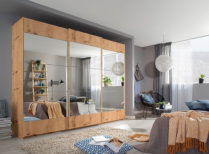 rauch Schwebetürenschrank "Malibu", (in 5 Breiten, Höhe 210 cm), mit großfl günstig online kaufen