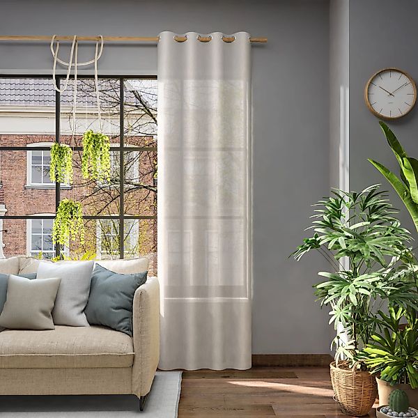 Neutex for you Vorhang "Libre-ECO" Ösen 1 Stk. tlg. günstig online kaufen