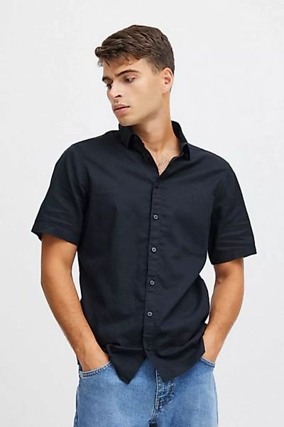 Casual Friday Kurzarmhemd CFAksel SS linen mix shirt Schlichtes Leinenhemd günstig online kaufen