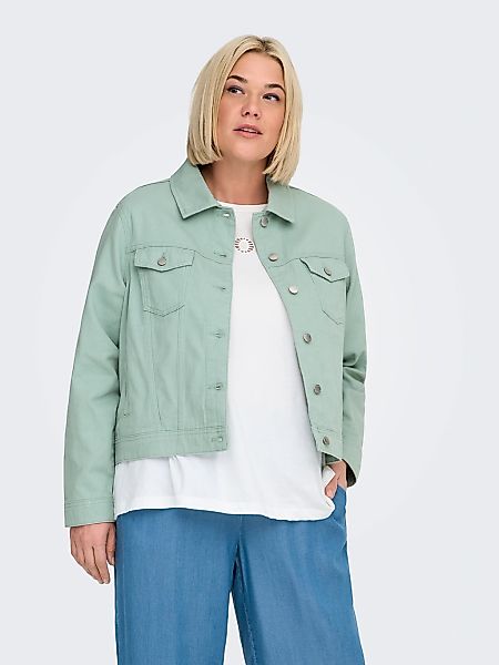 ONLY CARMAKOMA Jeansjacke "CARTIA L/S COLORED JACKET CC PNT" günstig online kaufen