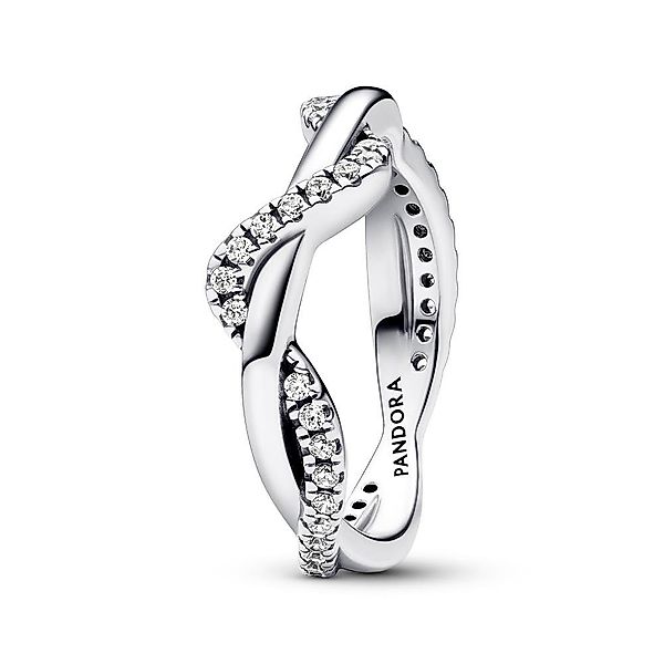 Pandora Silberring Verschlungene Wellen Ring von günstig online kaufen