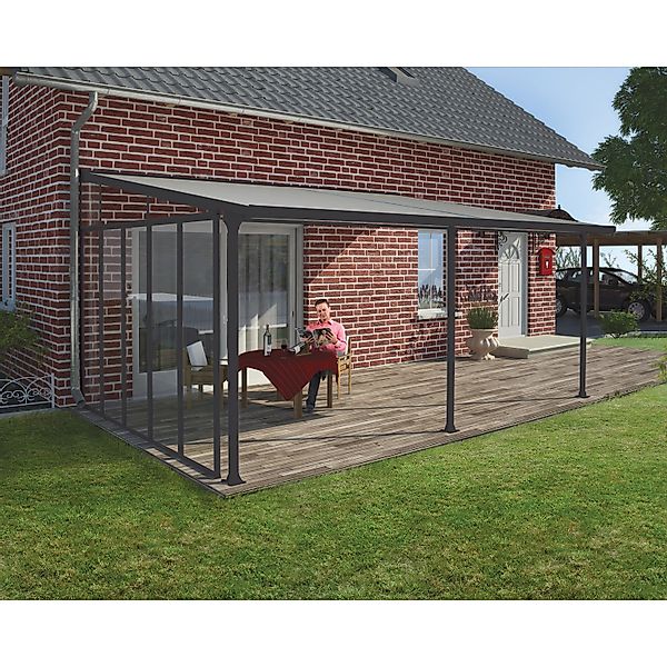Palram - Canopia Terrassendach "mit pulverbeschichtetem Aluminiumrahmen", e günstig online kaufen